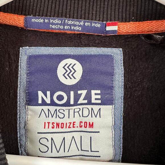 NOIZE AMSTERDAM Panther Sweatshirt Mens SMALL Black Crew Neck Long Sleeve - Picture 7 of 11